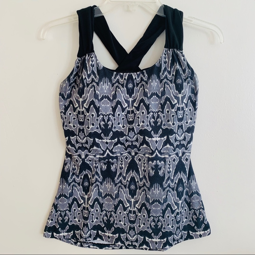 Prana Cross Strap Athletic Tank Size Small